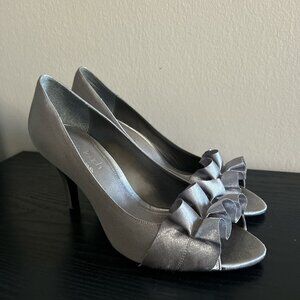 Nina Silver Formal Heels